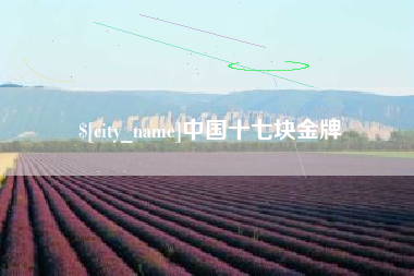 张家口中国十七块金牌