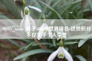张家口男子5000米世界排名-这些积分不仅关乎个人荣誉