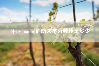 张家口消防大学分数线是多少