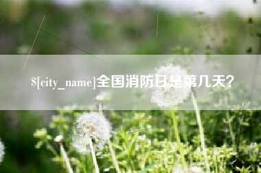 张家口全国消防日是第几天？