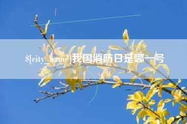 张家口我国消防日是哪一号