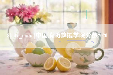 张家口中国消防救援学院分数2020
