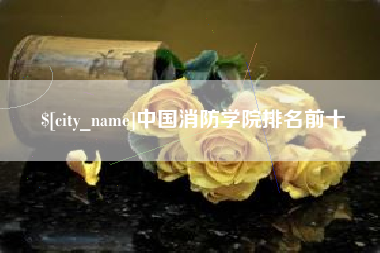 张家口中国消防学院排名前十