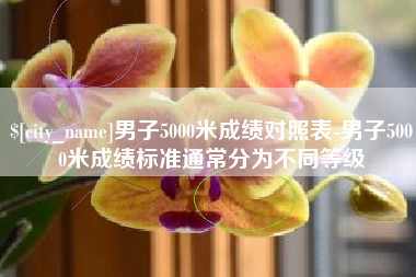 张家口男子5000米成绩对照表-男子5000米成绩标准通常分为不同等级