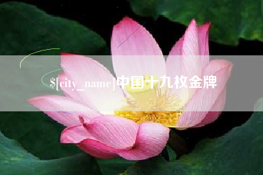 张家口中国十九枚金牌