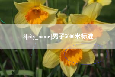 张家口男子5000米标准