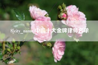 张家口中国十大金牌律师名单