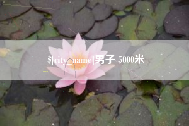 张家口男子 5000米
