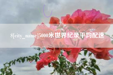 张家口5000米世界纪录平均配速