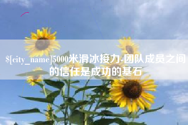 张家口5000米滑冰接力-团队成员之间的信任是成功的基石