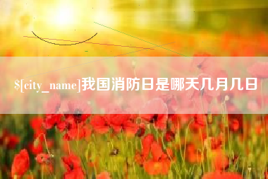 张家口我国消防日是哪天几月几日
