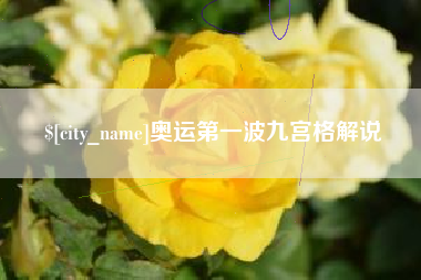 张家口奥运第一波九宫格解说