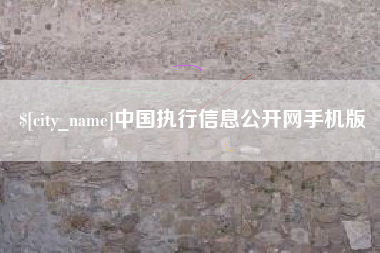张家口中国执行信息公开网手机版