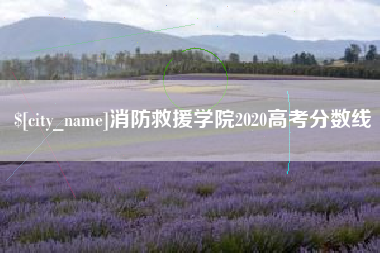 张家口消防救援学院2020高考分数线