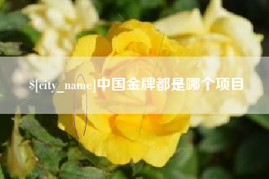 张家口中国金牌都是哪个项目