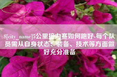 张家口5公里接力赛如何跑好-每个队员需从自身状态、装备、技术等方面做好充分准备