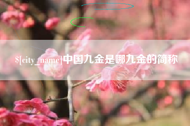 张家口中国九金是哪九金的简称