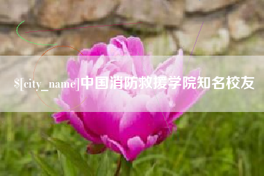 张家口中国消防救援学院知名校友