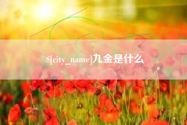 张家口九金是什么