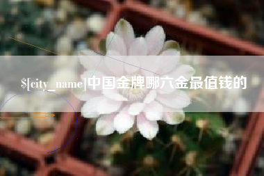 张家口中国金牌哪六金最值钱的
