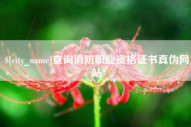 张家口查询消防职业资格证书真伪网站