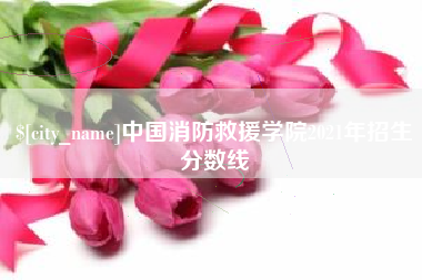 张家口中国消防救援学院2021年招生分数线