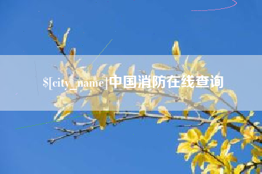 张家口中国消防在线查询