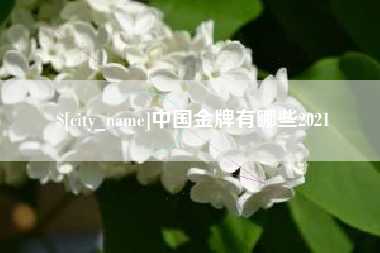 张家口中国金牌有哪些2021