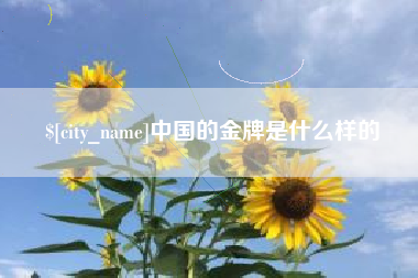 张家口中国的金牌是什么样的